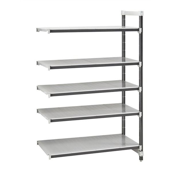 CAMBRO EXシェルフ(コーナーソリッド 5段) EXC243664S5 1台(直送品)