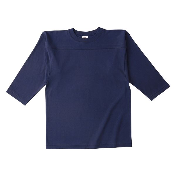 peate フットボールシャツ トップス yko CROSS & STITCH オープンエンドフットボールTee Tシャツ 七分袖