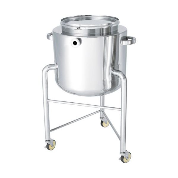 MONOVATE 鏡板型耐圧ジャケット密閉容器 バンド式 断熱槽・脚付 35L DT-CTL-TJJ-L-36 1個 364-2699（直送品）