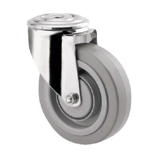 ボルト穴式キャスター"ALPHA(タイヤ痕レスタイプ・ステンレス金具) φ100 自在式 8470UFX100P30-13 1個（直送品）