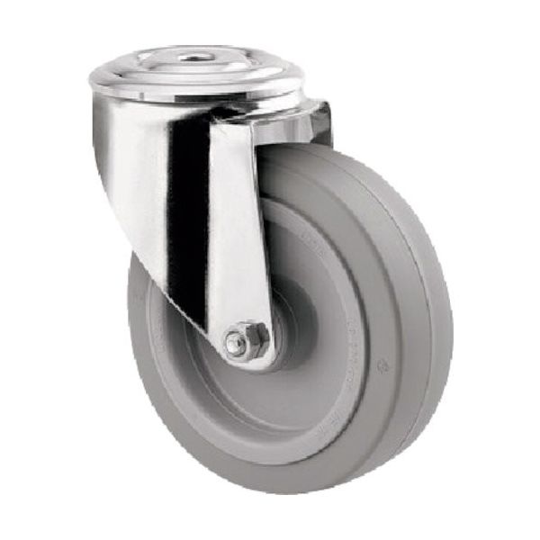 ボルト穴式キャスター"ALPHA(タイヤ痕レスタイプ・ステンレス金具) φ125 自在式 8470UFD125P30-13 1個（直送品）