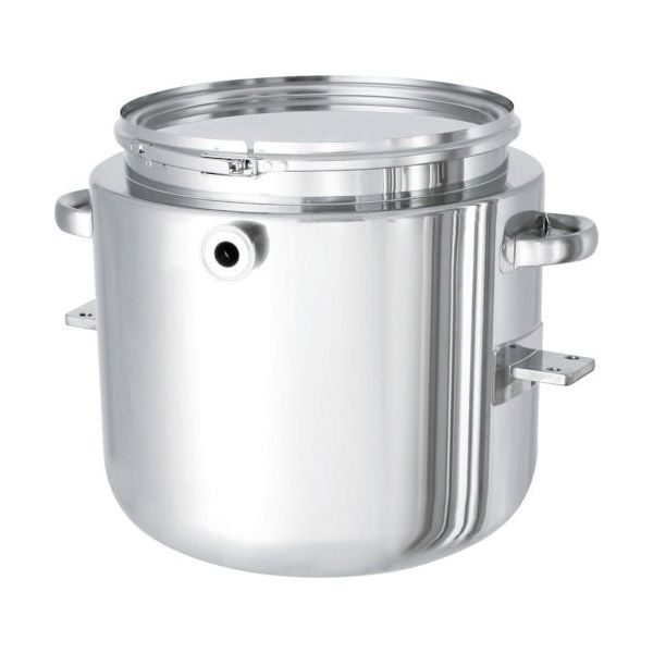 MONOVATE 鏡板型ジャケット密閉容器 バンド式 ブラケット付 45L DT-CTL-J-BRK-39 1個 364-4339（直送品）