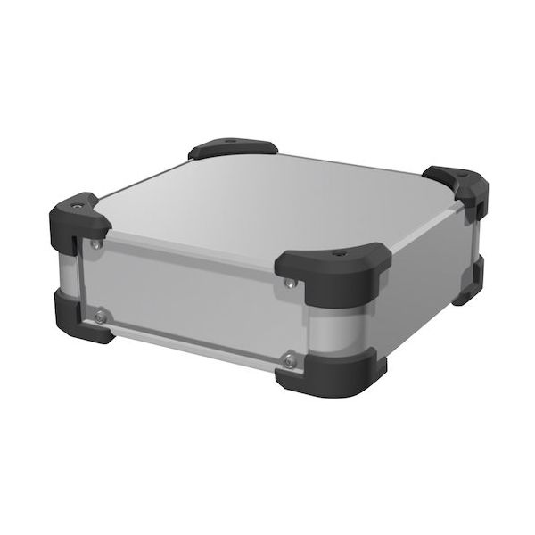 タカチ電機工業 タカチ コーナーガード付EMCシールドケース AUGE88-36-50-SB 1台 530-0013（直送品）