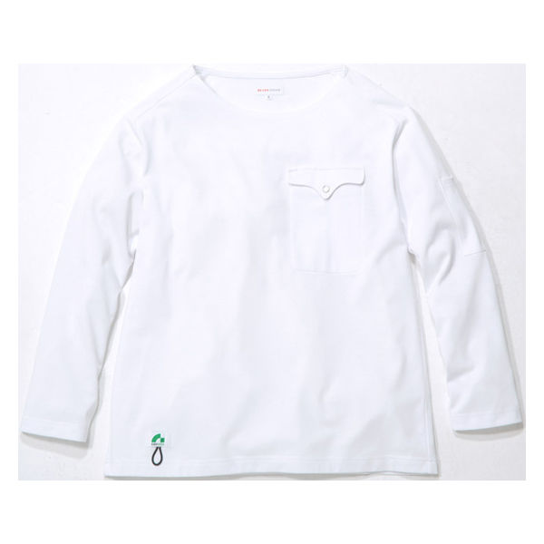 BEAMS DESIGN 長袖Tシャツ（胸ポケット） ホワイト M B3905-52