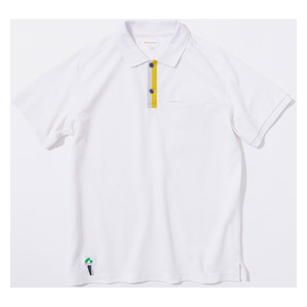 【美品】beams別注 ラコステ　半袖　ポロシャツ　白　US XS BEAMS F（ビームスF）LACOSTE / PARIS ポロシャツ（シャツ