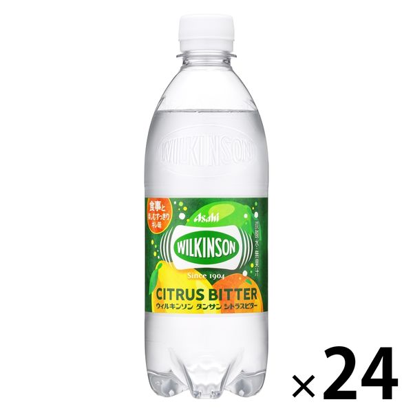 アサヒ飲料 ウィルキンソン タンサン シトラスビター 500ml 1箱（24本入） - アスクル