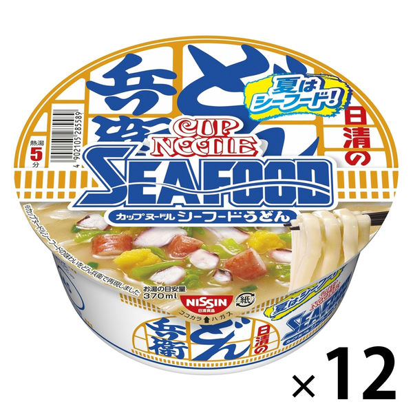 日清食品 日清のどん兵衛 シーフードうどん 1セット（12個）