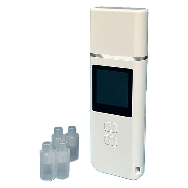 オムニ 日本製アルコール検知器 充電式 コンパクト 簡単操作 デジタル表示 OMHC-AC002 1台（直送品） - アスクル