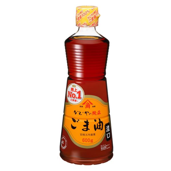 楽天市場】純正胡麻油 こいくち(ペットボトル)/600g【九鬼産業