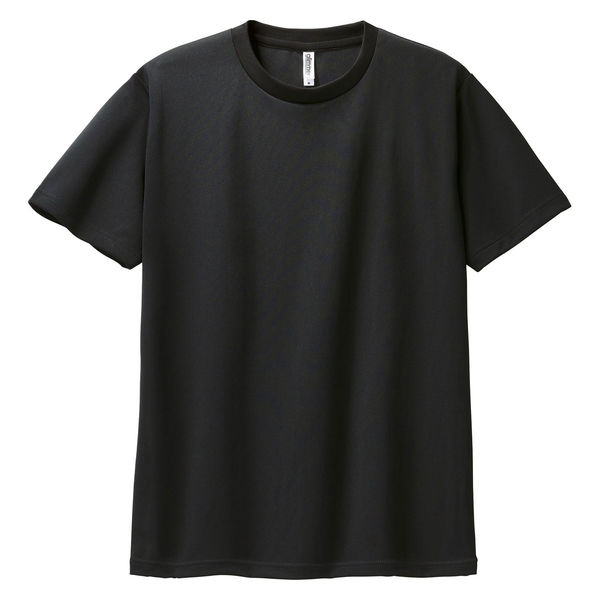 トムス glimmer ドライTシャツ 4.4オンス 半袖 ブラック M 00300-ACT 1枚