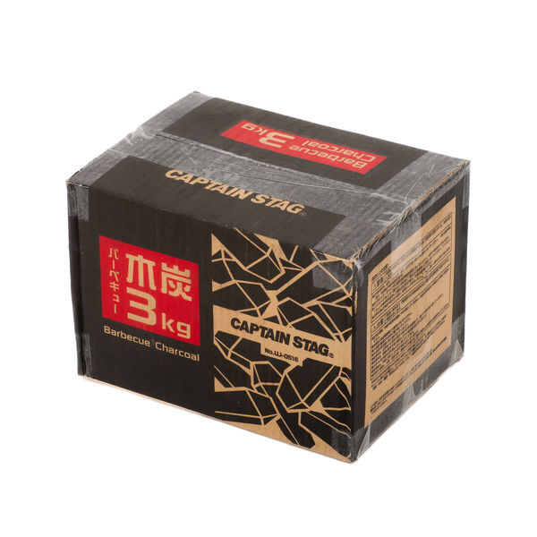 きょっぴ3kg 数量限定値下げ キャプテンスタッグ バーベキュー 木炭 3kg UJ-0516 1個 - アスクル