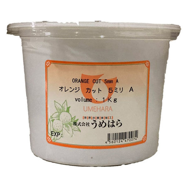 うめはら オレンジカット 5ミリA 1KG 10500110 1個（直送品
