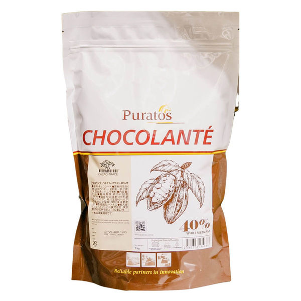 ピュラトス　ショコランテ・ベトナム・ホワイト40%CT １kg×4袋 Puratos ショコランテ・ベトナム・ホワイト 40%CT 1KG 4004597 1