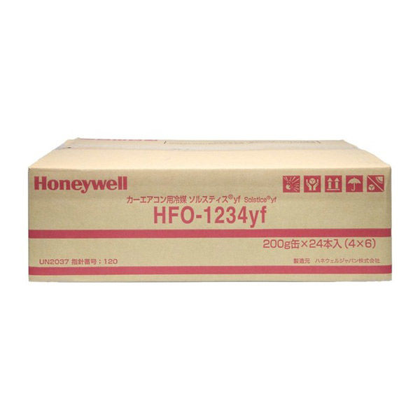 Honeywell Solstice カーエアコン新冷媒 HFO-1234yf HFO-1234yf-24 1箱(24缶)（直送品） - アスクル