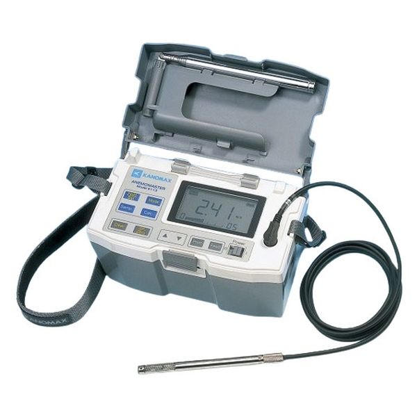 日本カノマックス アネモマスター風速計(風速・風温/アナログ出力) 6114-A 1個（直送品）