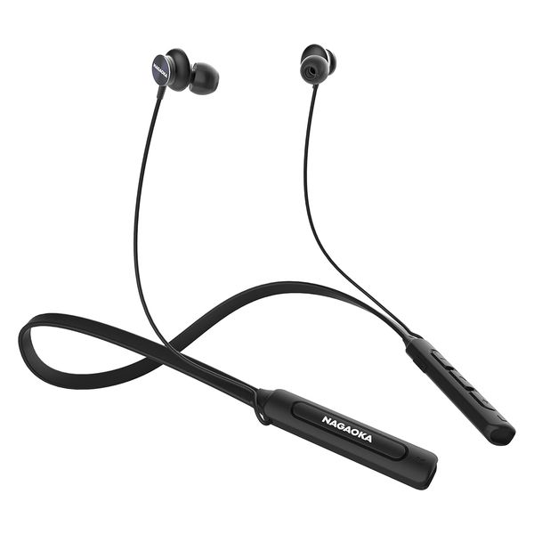 ナガオカトレーディング BluetoothイヤホンBKネックバンド型 BT826BK 1個（直送品） - アスクル