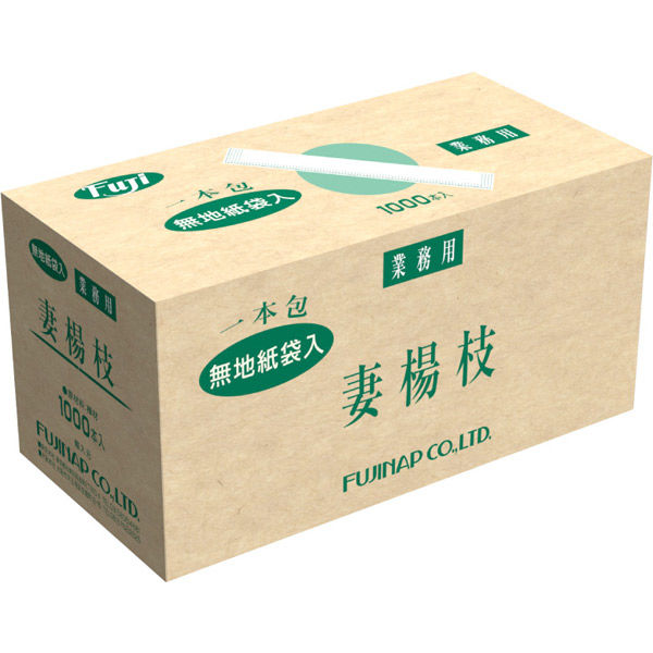 並行輸入品】尚美堂 フジ袋入妻楊枝(無地)6cm 769000 1セット