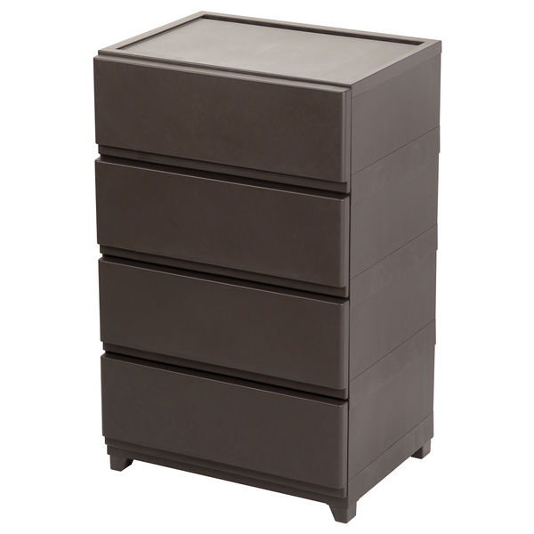 ダークブラウン 5段チェスト 工具不要簡単組立 ニトリ タンス