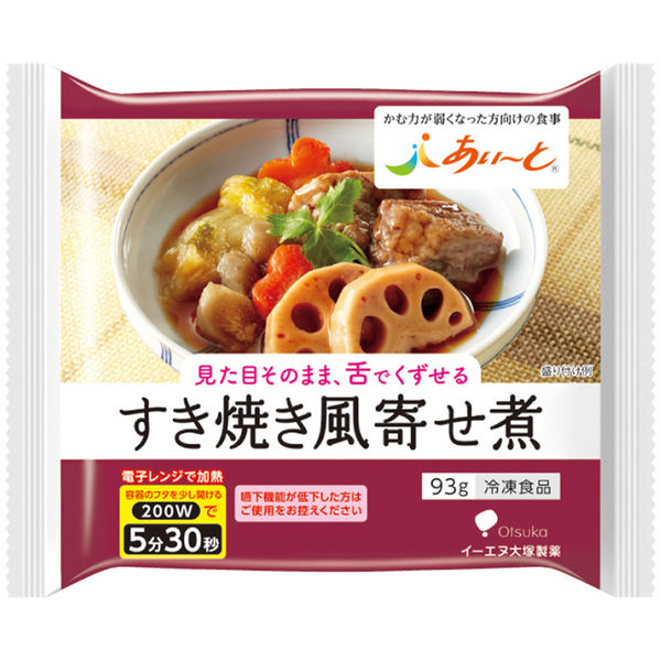 介護食 やわらか食 [冷凍食品] イーエヌ大塚製薬 すき焼き風寄せ