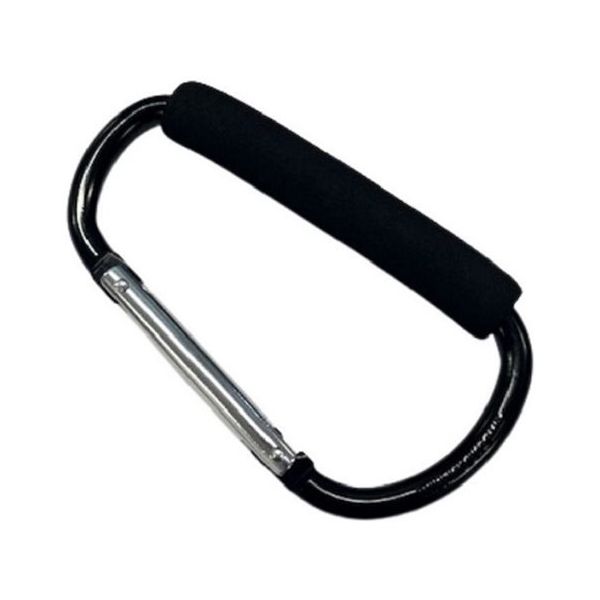 Trimate カラビナ 大 ブラック TR-KBN003-BK 1個 67-4918-87（直送品）