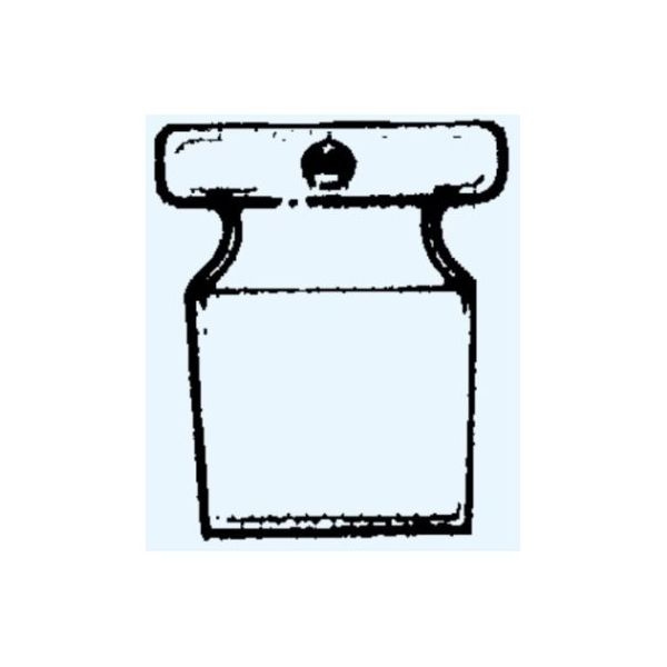 日本理化学器械 ストップ栓(平栓)摺部15 4007-1520 1個 65-8663-06（直送品）