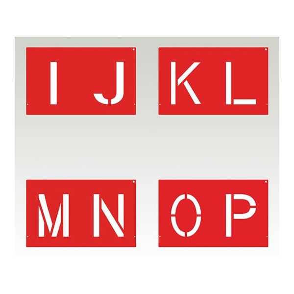 ランドアート ハイビスカス スプレーシート アルファベット I~P 1組(4枚入) HS-170IP 1組(4枚) 62-4863-20（直送品）