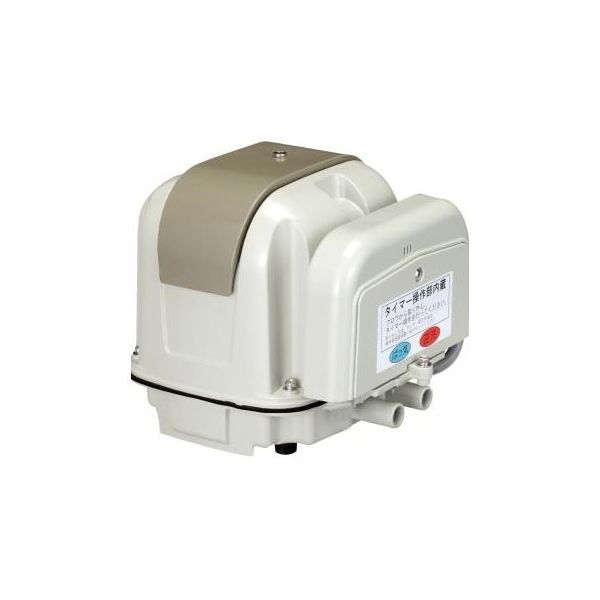 安永エアポンプ 電磁式エアーポンプ 逆洗タイマー付タイプ(クロス配管付) AP-100WEX 1台 67-6302-85（直送品）