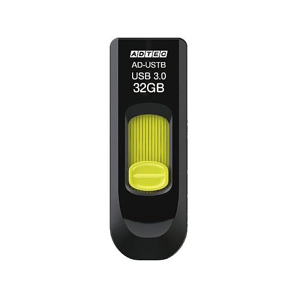 アドテック USB3.0 スライド式フラッシュメモリ 32GB AD-USTB32G-U3 1個 67-7459-50（直送品）