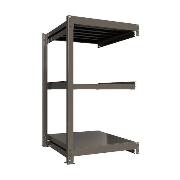 ICHIMAI 重量ボルトレスラック 段荷重1000Kg H1500×W900×D900 天地3段 連結グレー TH1000-539R3（直送品）