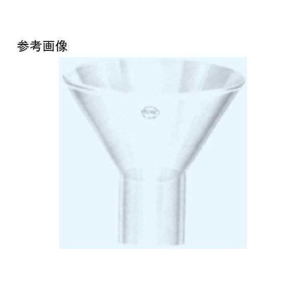 日本理化学器械 P.P粉末ロート 直径100mm 足径25mm 677-100 1個 65-8682-37（直送品）