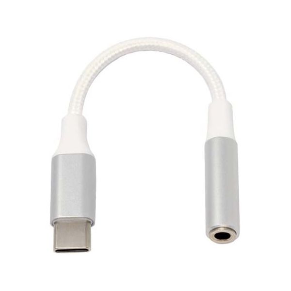 アイネックス USBーCオーディオ変換ケーブル 4極ヘッドセット用 ADV-129 1個 67-9238-42（直送品）