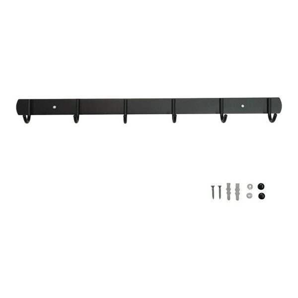 Trimate 壁面用ステンレスフック ブラック フック6本 TR-KF001-6 1個 67-4918-91（直送品）