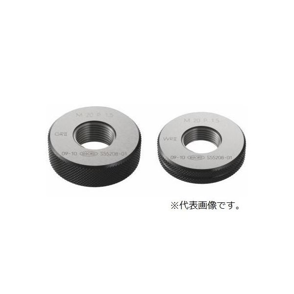 第一測範製作所 メートルネジリングゲージ 旧JIS規格 JIS2級ねじ用 おねじ 2.0 M27P2.0 GRWR II 1セット（直送品） 41,249円