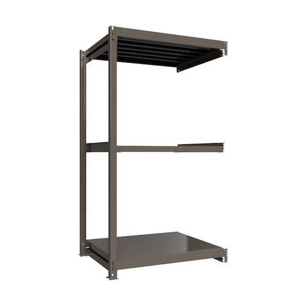 ICHIMAI 重量ボルトレスラック 段荷重1000Kg H2100×W1200×D900 天地3段 連結グレー TH1000-749R3（直送品）