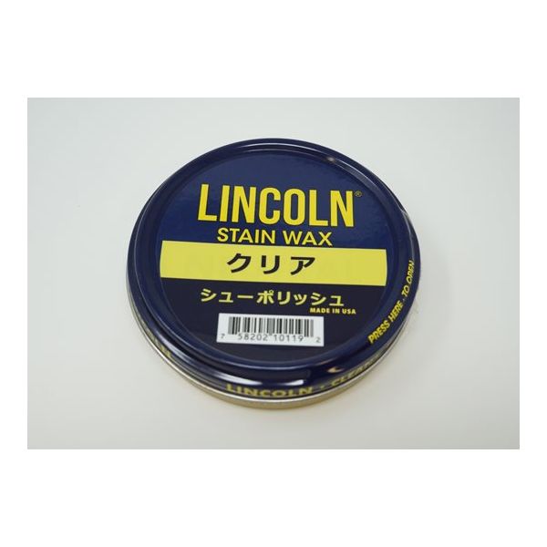 アズワン LINCOLN(リンカーン) シューポリッシュ クリア 60g 65-4358-46 1個（直送品）