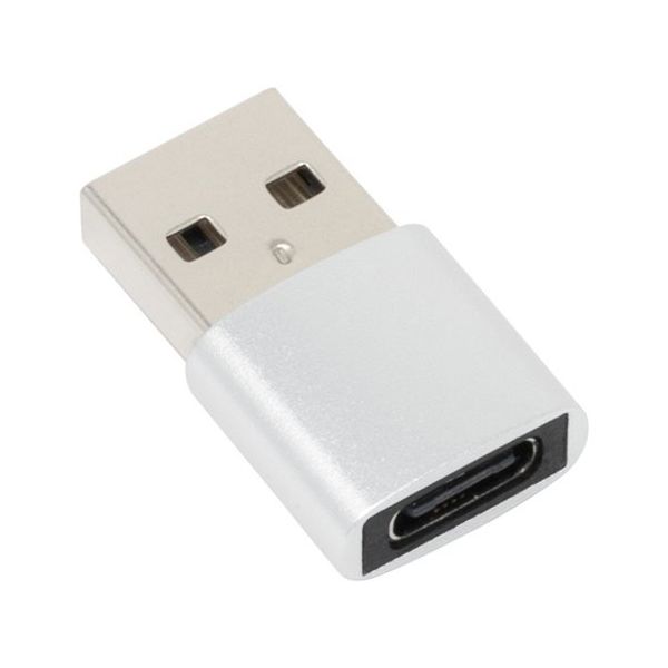 アイネックス USB2.0変換アダプタ AオスーCメス U20AC-MFAD 1個 67-9342-30（直送品）