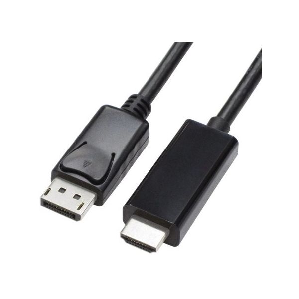アイネックス DisplayPort ー HDMIアクティブケーブル AMC-DPHD20 1個 67-9238-71（直送品）