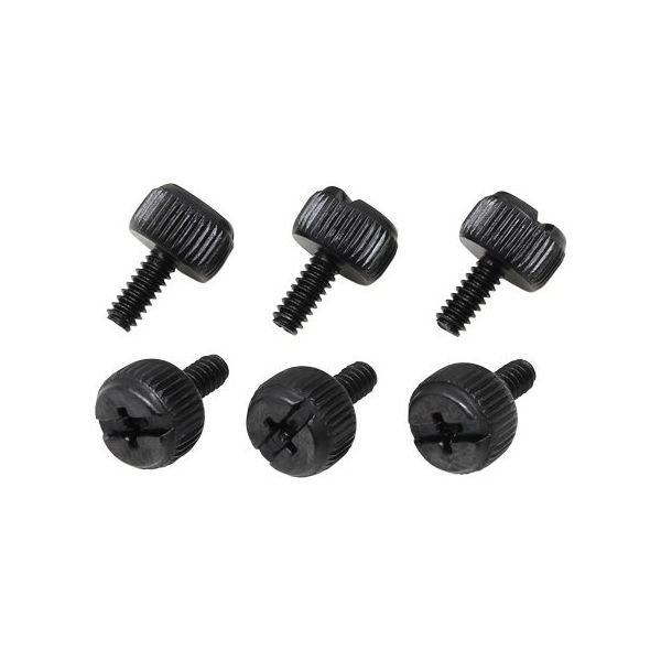 アイネックス ハンドルネジ インチタイプ ブラック PB-031A-BK 1個 67-9258-33（直送品）