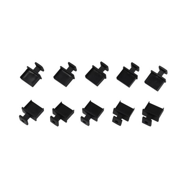 アイネックス コネクタカバー取手付 USB Aメス用 10個入 DC-104B 1個 67-9282-13（直送品）