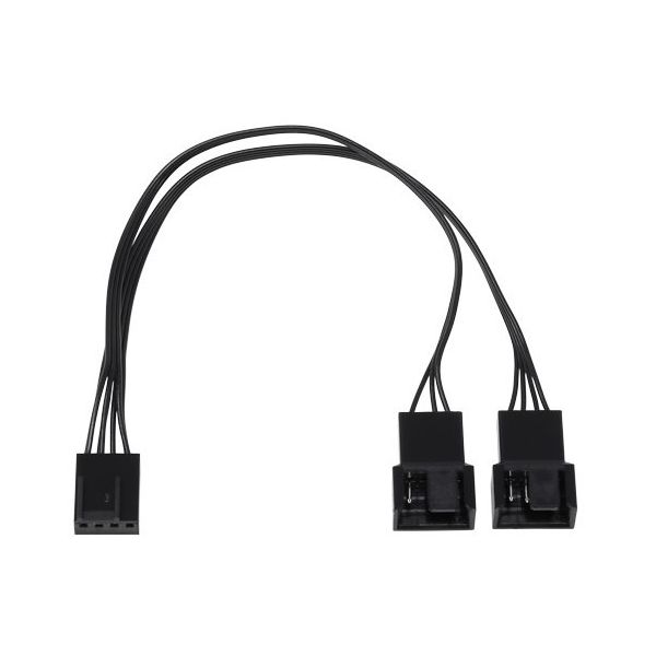 アイネックス PWMファン用二股電源リボンケーブル CA-09