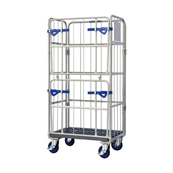 ワコーパレット ワコー カーゴプレスタ ダブルゲート付 850×600×1700 WKP-8560-WG 1台 473-0902（直送品）