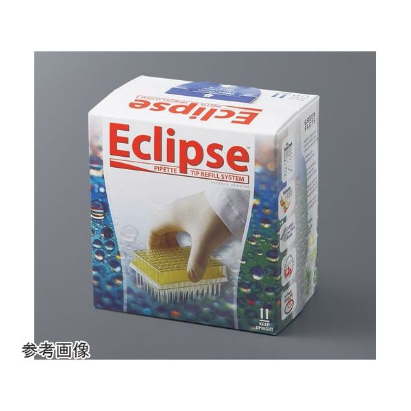 イクリプスmini詰め替え滅菌ローバインディングチップ 200μL 96本×5段×10パック/箱(4，800本) 1065-255（直送品）