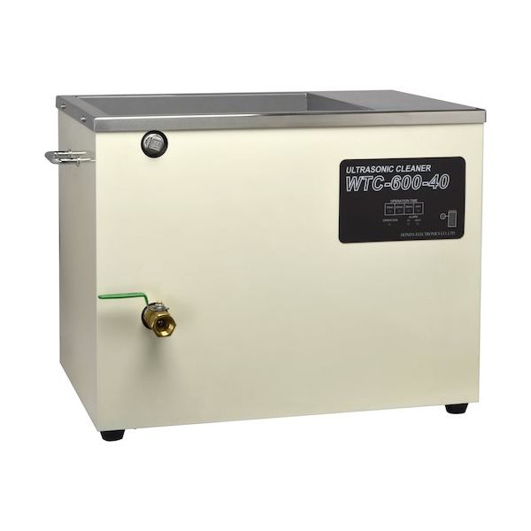 ヴェルヴォクリーア 本多電子 卓上型超音波洗浄機(輸出不可) WTC-600-40 1台 449-0994（直送品）