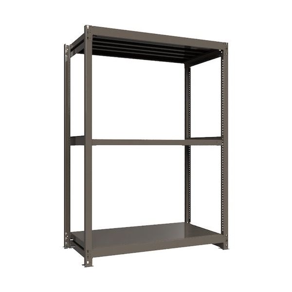 ICHIMAI 重量ボルトレスラック 段荷重1000Kg H2100×W1500×D750 天地3段 単体グレー TH1000-757T3（直送品）