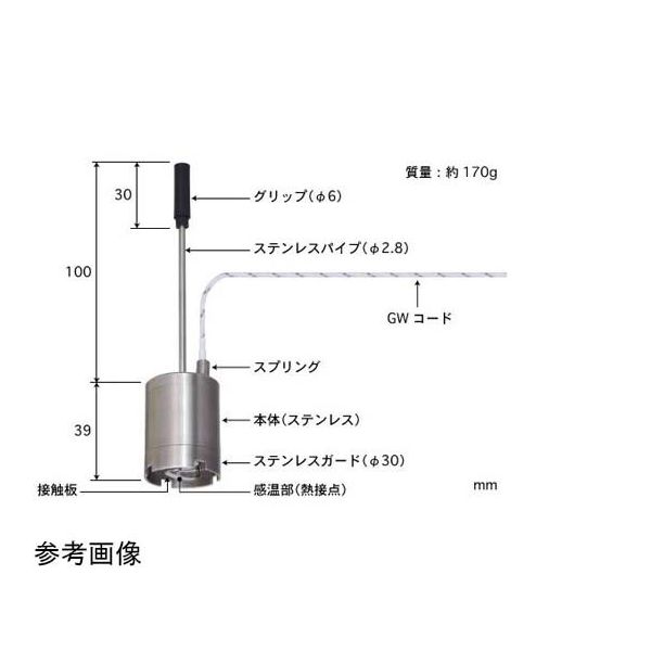 安立計器 自重形温度センサ WEシリーズ ISO書類一式付き ー50~500°C タイプ24 タイプK WE-24K-GW1-ASP+ 1本(直送品)