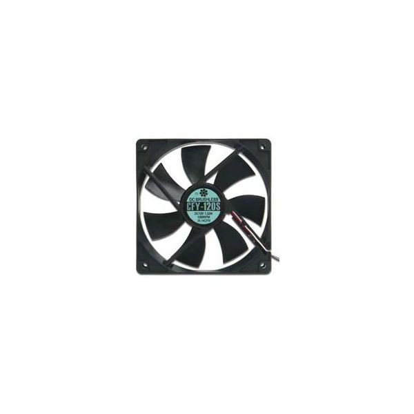 ainex ケース用ファン 120mm 静音タイプ CFY-120S 1個 67-9231-49（直送品）