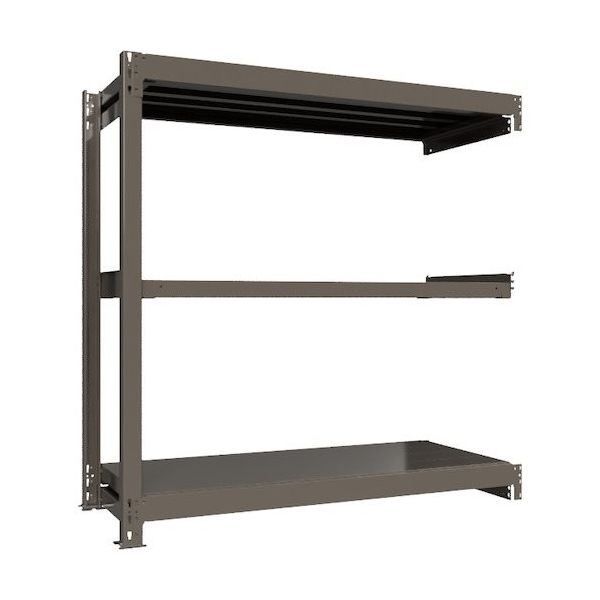 ICHIMAI 重量ボルトレスラック 段荷重1000Kg H1500×W1500×D600 天地3段 連結グレー TH1000-556R3（直送品）