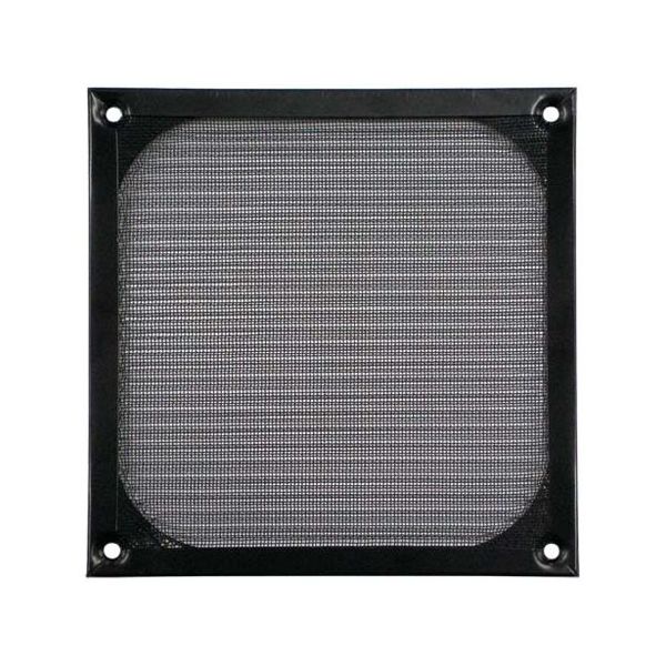アイネックス アルミファンフィルター 140mm用 ブラック CFA-140C-BK 1個 67-9218-56（直送品）