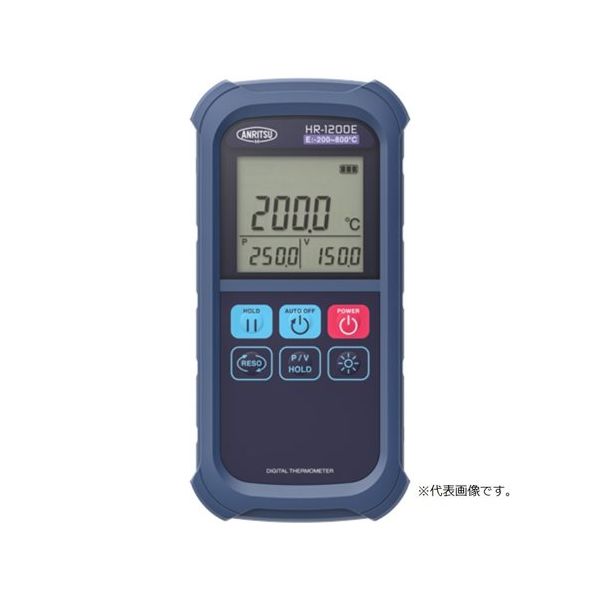 安立計器 耐薬品用温度計 内部用温度センサセット Eタイプ HR-1200E+BS-22E-015-TC1-ASP 1セット（直送品）
