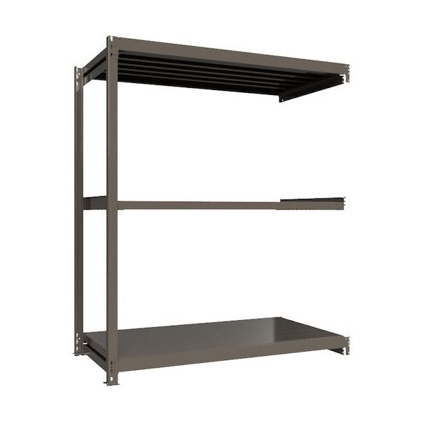 ICHIMAI 重量ボルトレスラック 段荷重1000Kg H2100×W1800×D900 天地3段 連結グレー TH1000-769R3（直送品）